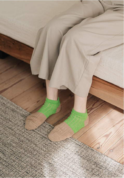 HIGH TWISTED COTTON SUMMER SOCKS