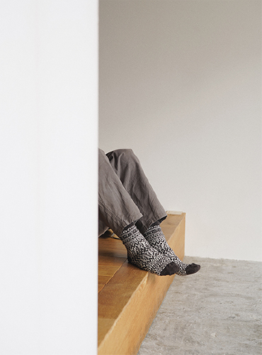 WOOL JACQUARD SOCKS