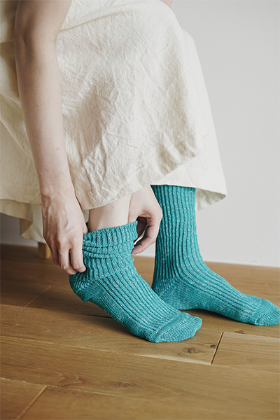 HEMP COTTON RIBBED SOCKS