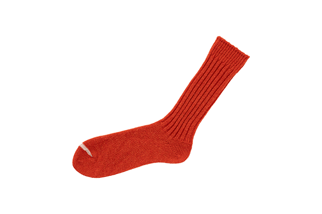 WOOL RIBBED SOCKS L画像